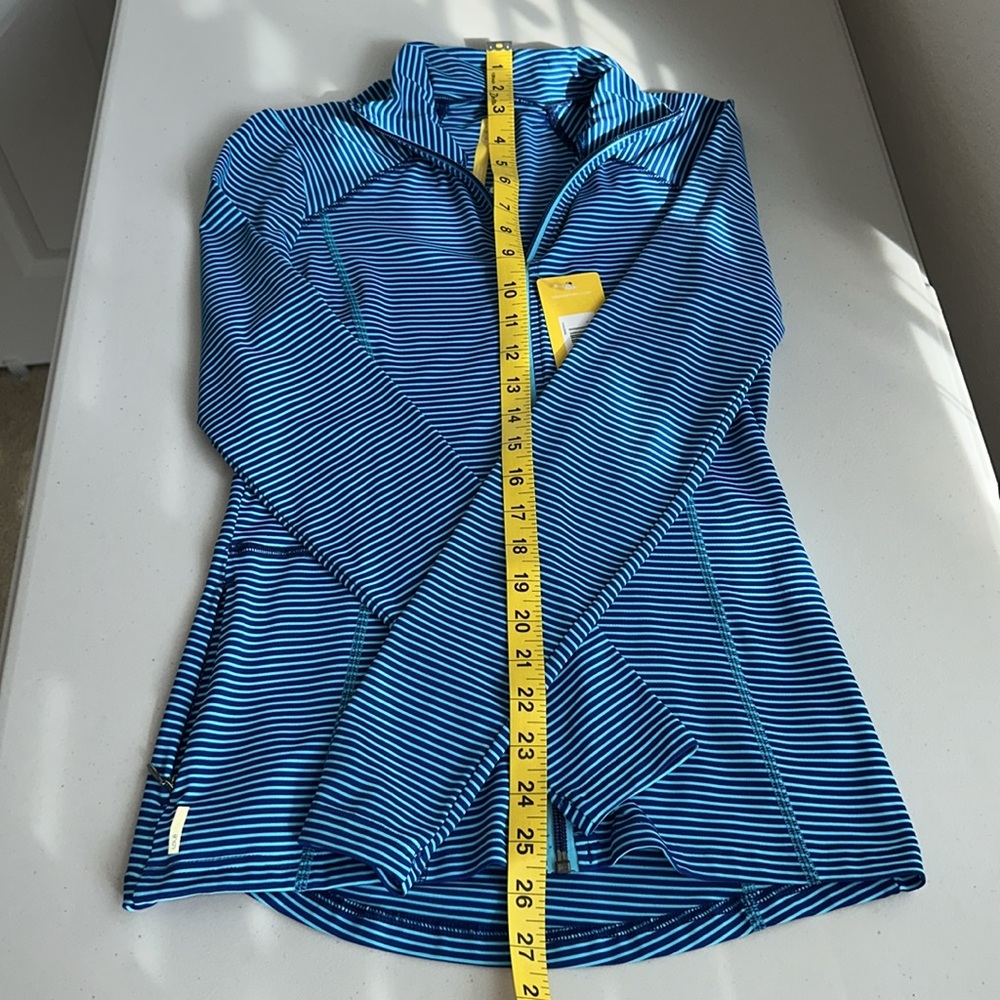NWT LOLE Women's Blue Striped Ski Jacket Size Extra Small - Picture 12 of 16